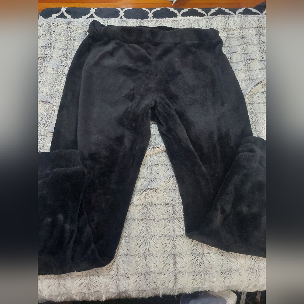 Rouge velour joggers 1x black